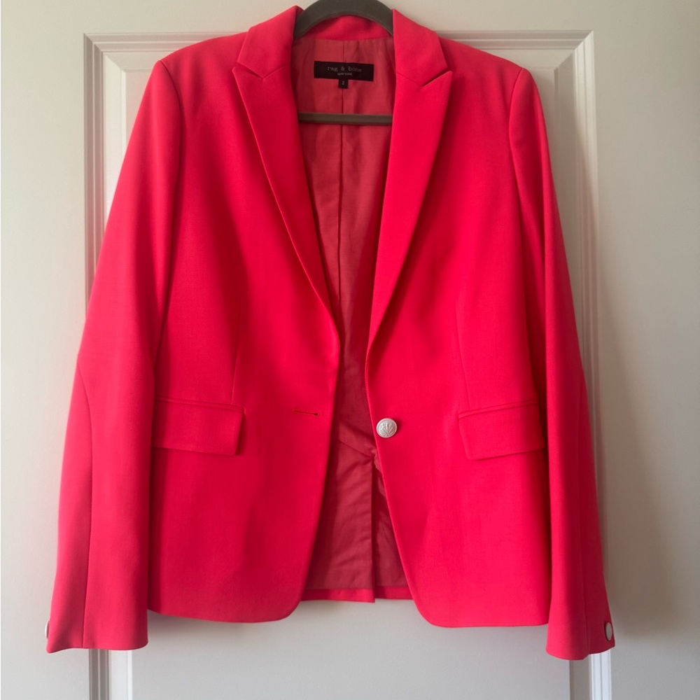 rag & bone Women's Bright Red Blazer